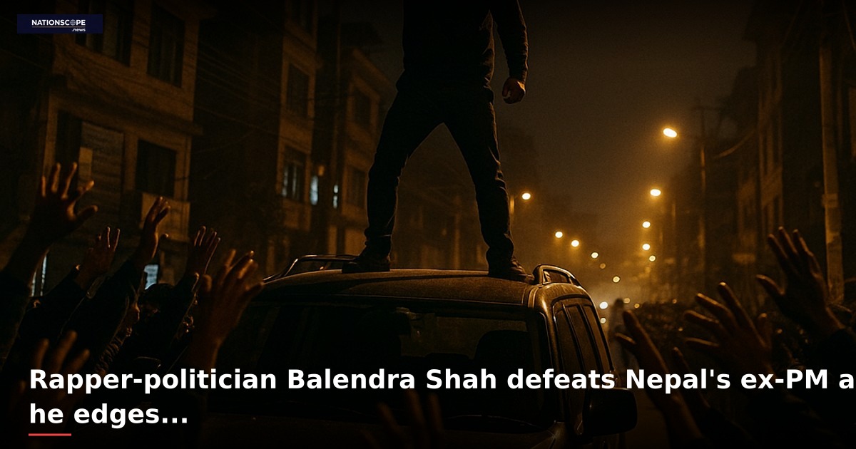 Rapper-politician Balendra Shah defeats Nepal's ex-PM as ... | NationScope